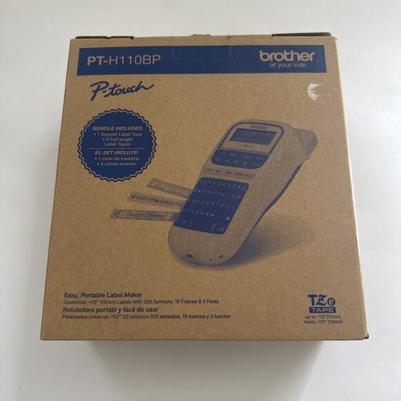 Brother P-Touch PTH110BP‎ Easy Portable Label Maker w/INK NO CHARGER READ - Picture 5 of 10